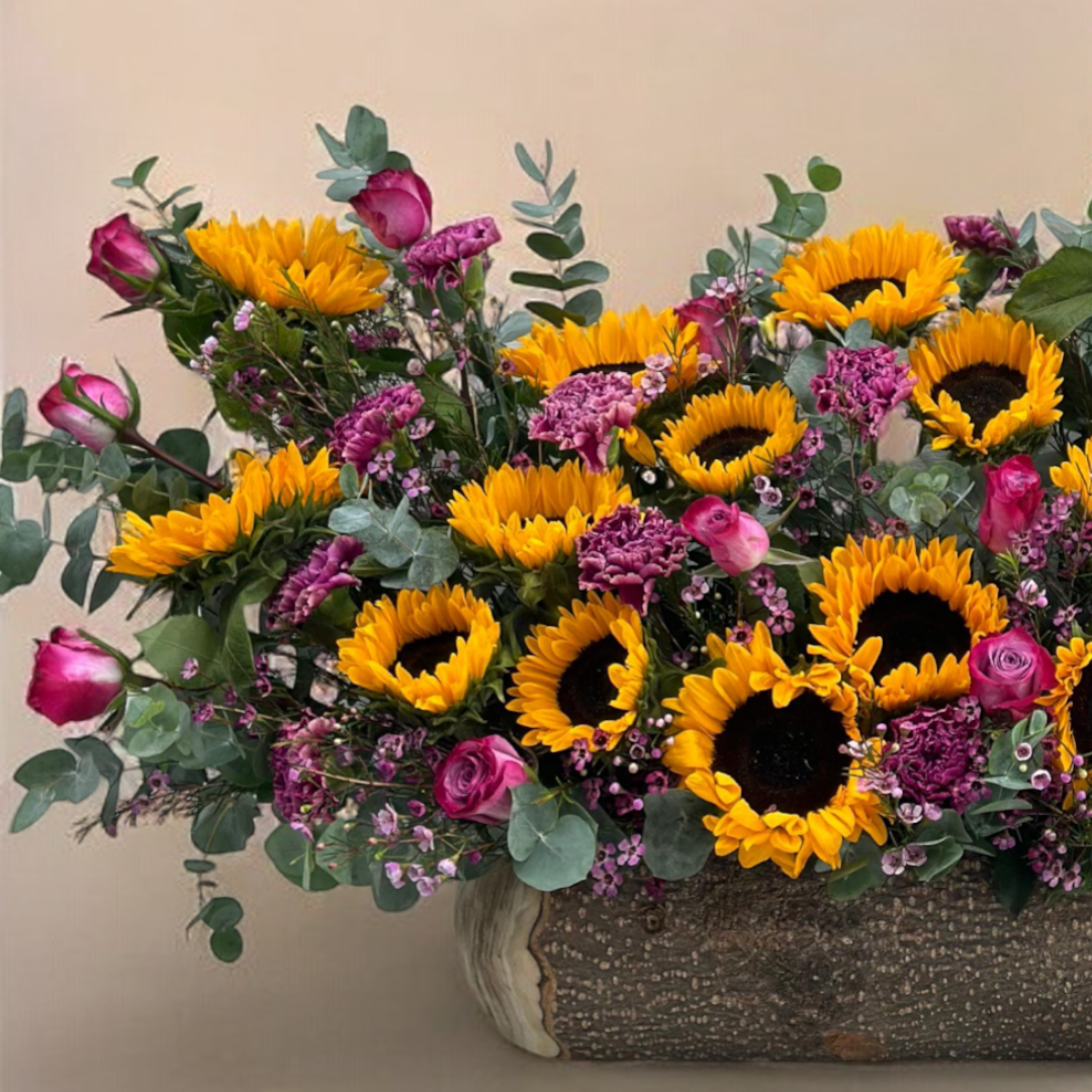 PURPLE SUNFLOWERS