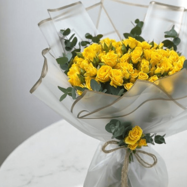JENEEN FLOWERS flowers BABY ROES YELLOW